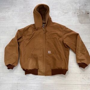 Carhartt Men’s Vintage J131 Full Zip Duck Canvas Thermal Lined Jacket Size 2XL
